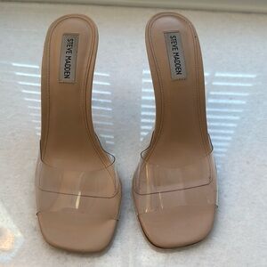 Steve Madden signal clear heel